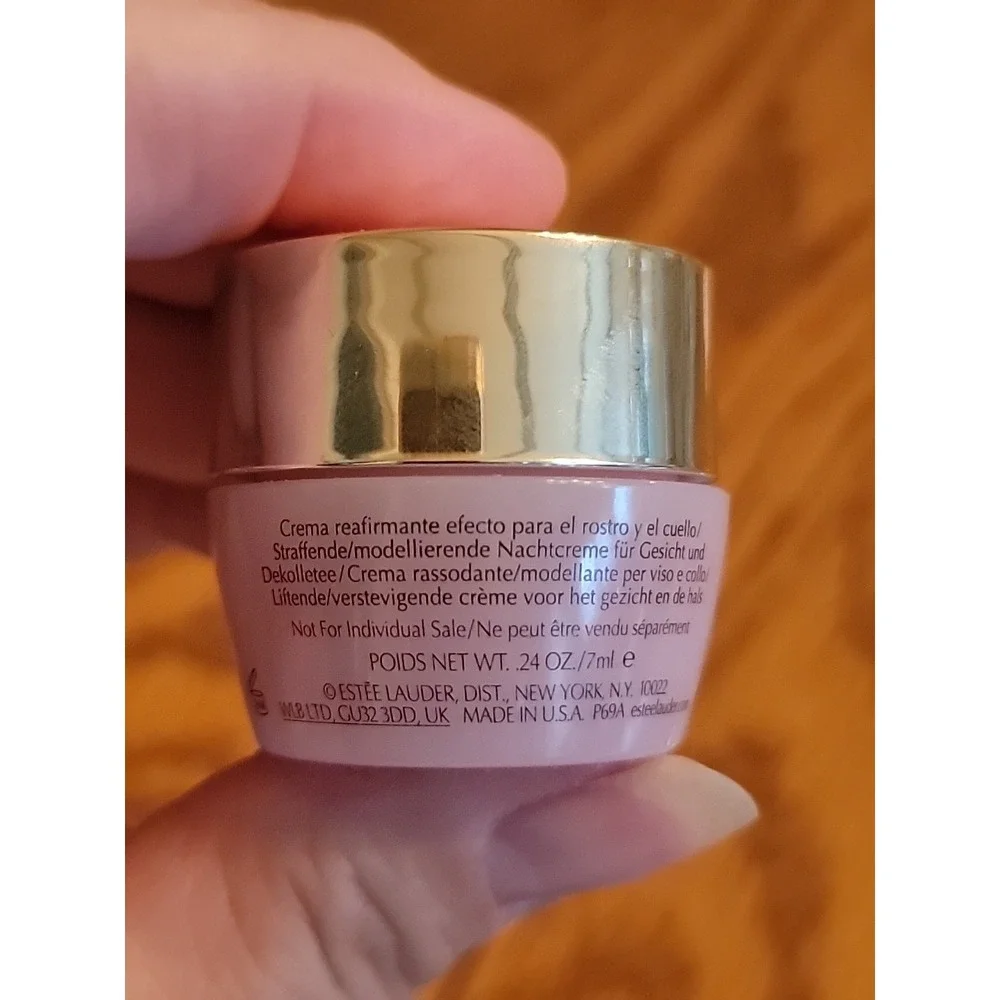 ESTEE LAUDER Resilience Lift Night Creme Firming Face/Neck .24oz Travel Size NEW